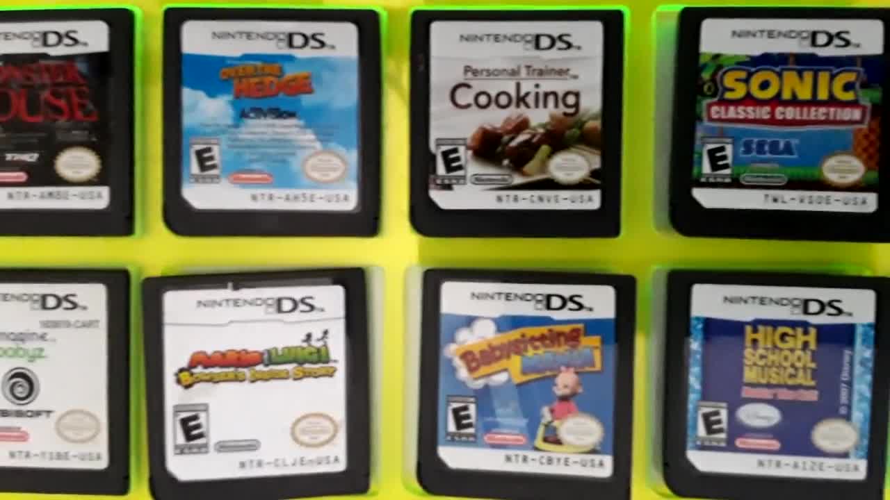 Authentic Nintendo DS Games for DS / Dslite / Dsi / 3DS XL and 2DS